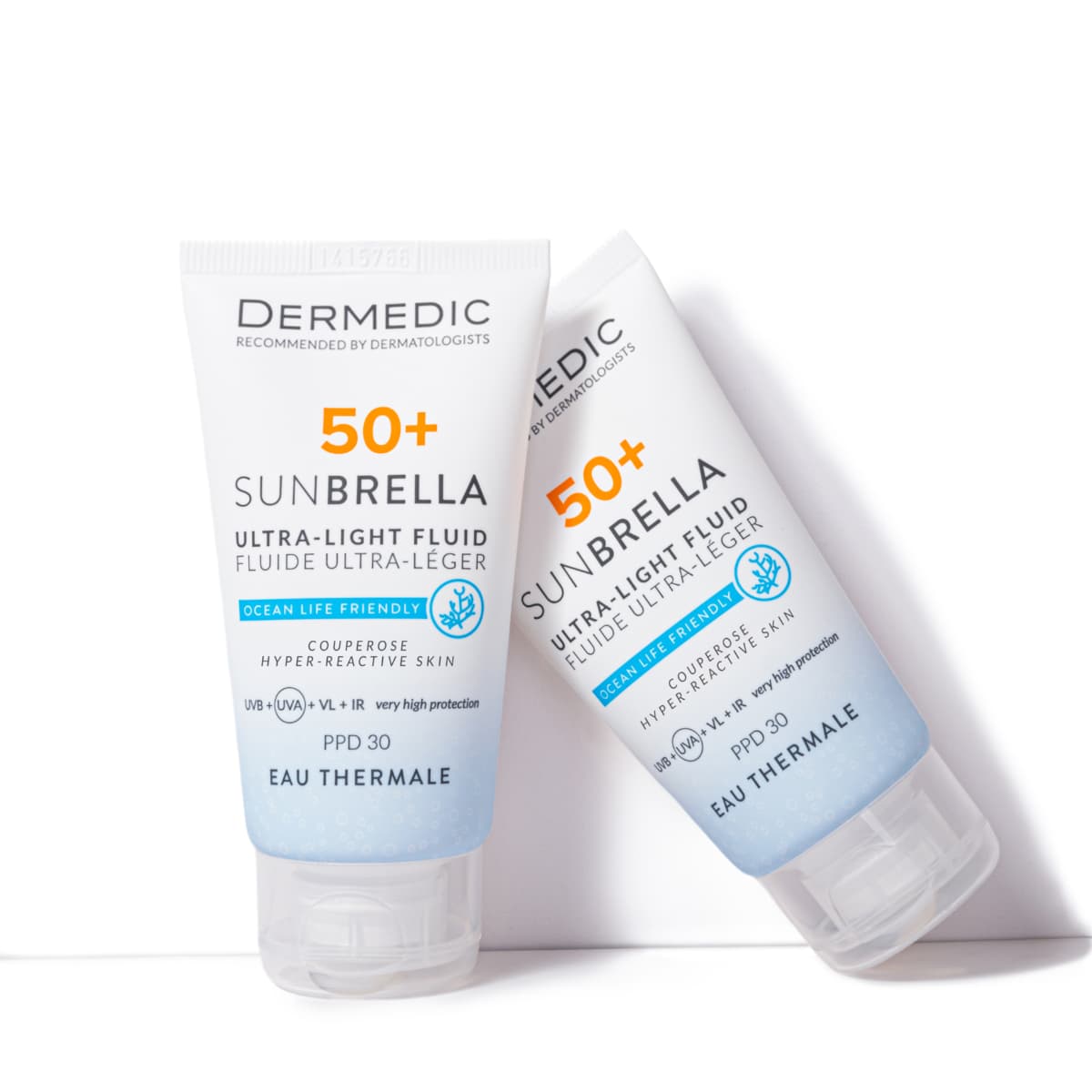 Ultra-light SPF 50+ fluid couperose and hyper-reactive skin, 40 ml