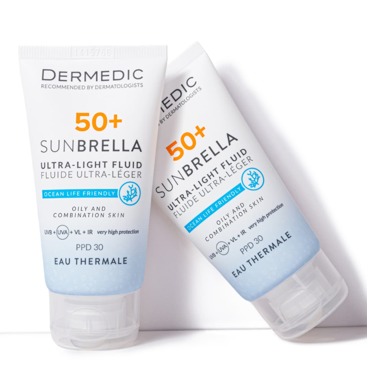 Ultra-light SPF 50+ fluid oily and combination skin, 40 ML